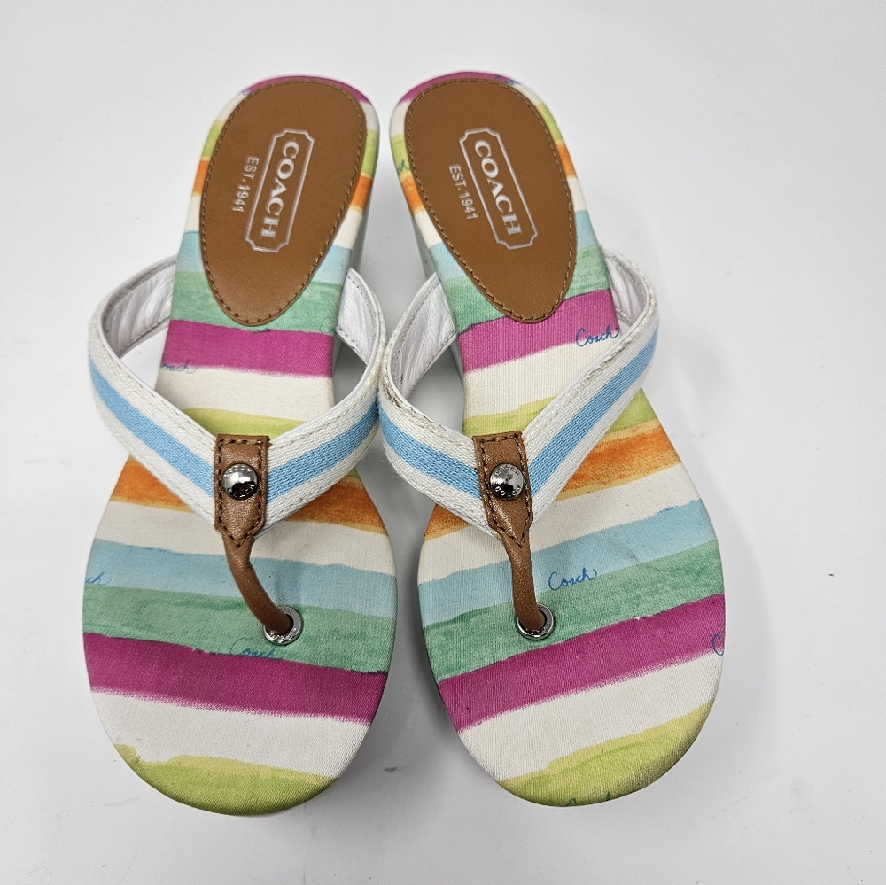 Coach Felicity Wedges Size 6